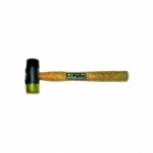 Молоток-киянка резина/пластик, деревянная ручка 35 мм