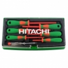 Набор отверток изолированных Hitachi 7 предметов в кейсе